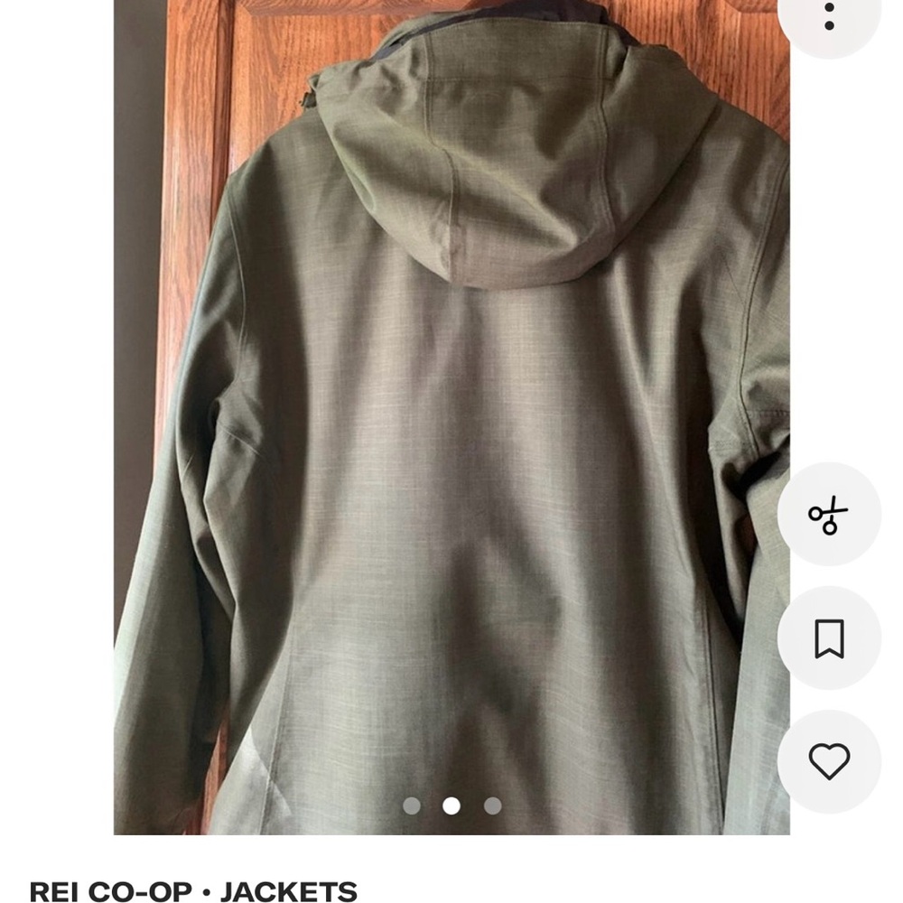REI Woman Green Jacket - Picture 3 of 3